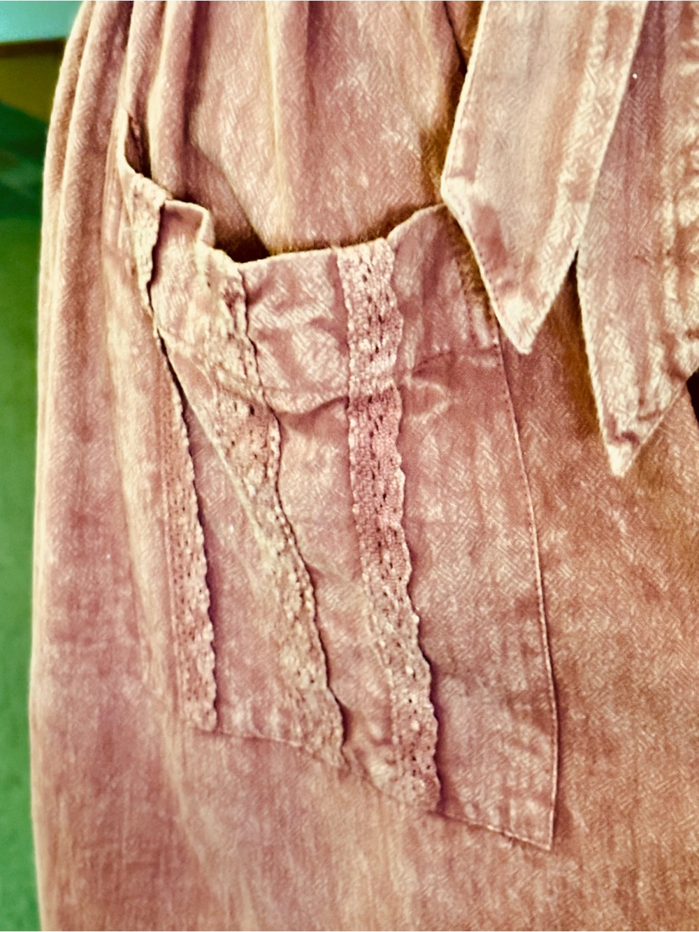 April Cornell Dusty Rose Pinafore Midi Dress - Picture 8 of 9